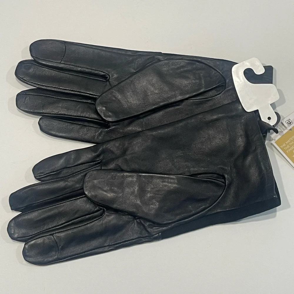 Michael Kors Suede and Leather Gloves - Picture 2 of 6